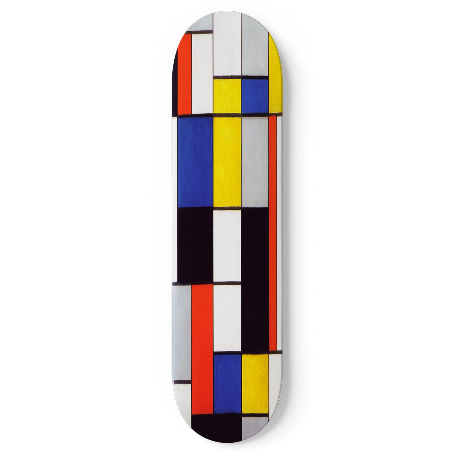 Piet Mondrian 1 Piece Skateboard Wall Art Decor Set