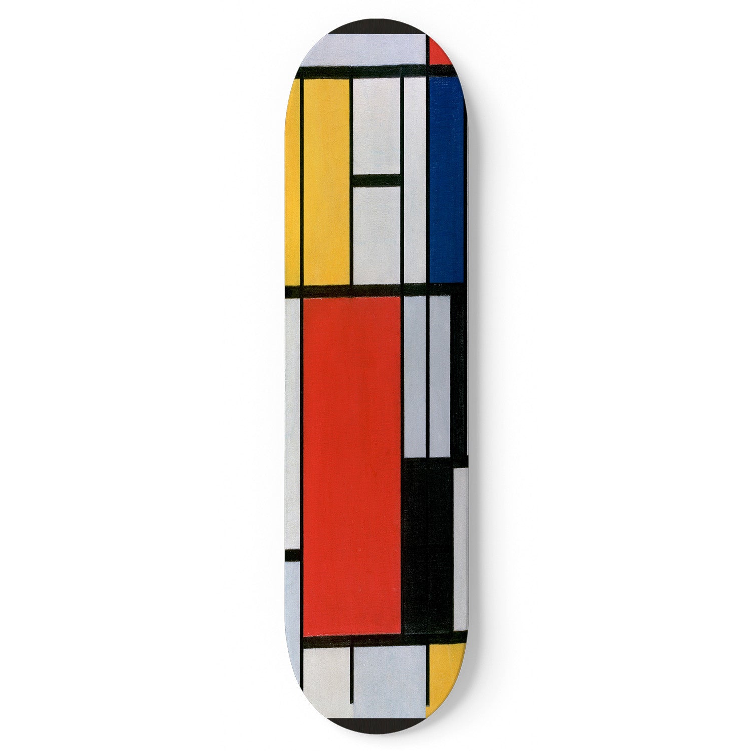 Piet Mondrian 1 Piece Skateboard Wall Art Decor Set