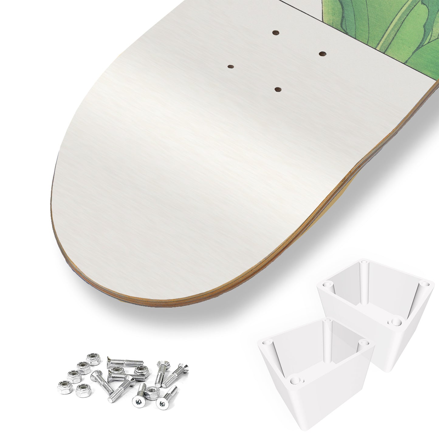 Kônan Tanigami Japanese Woodblock 3-Piece Skateboard Wall Art - 'Tulip Flower'